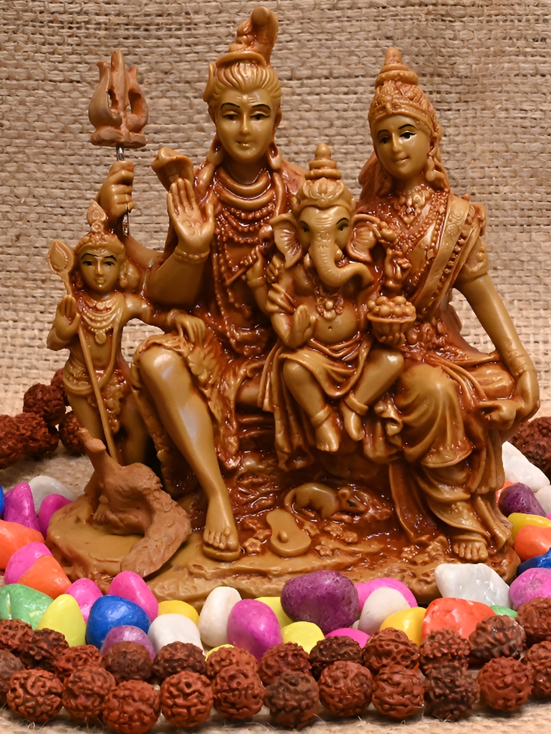 

KARIGHAR Brown Religious Idol Showpiece