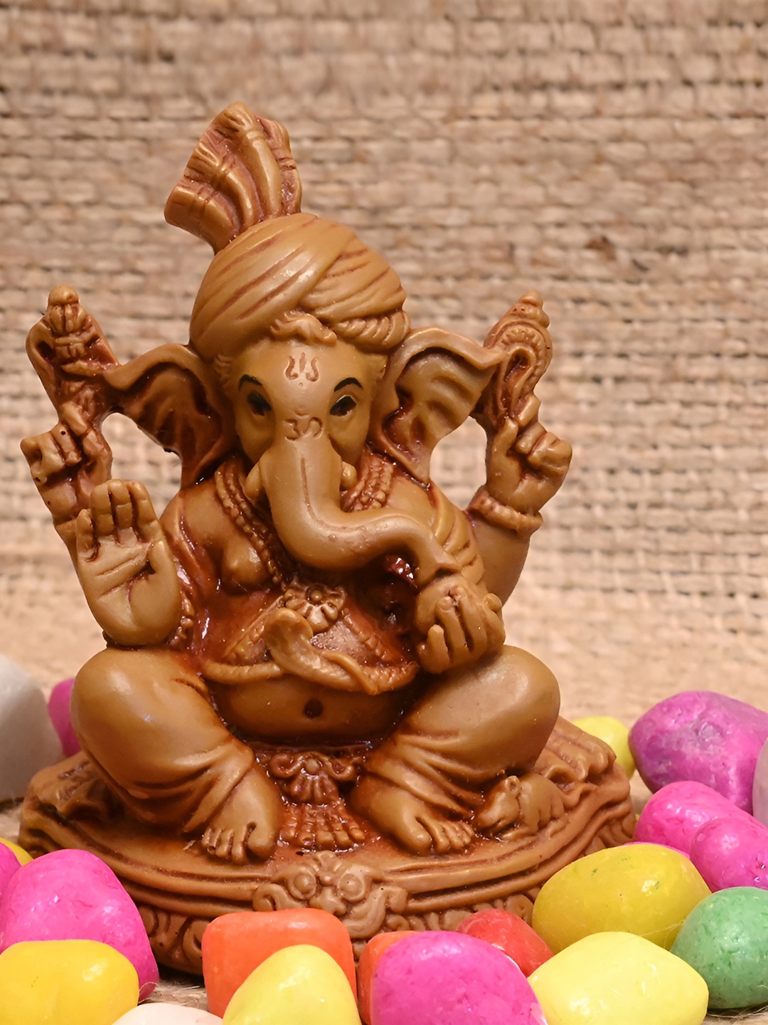 

KARIGHAR Brown Religious Idol Showpiece