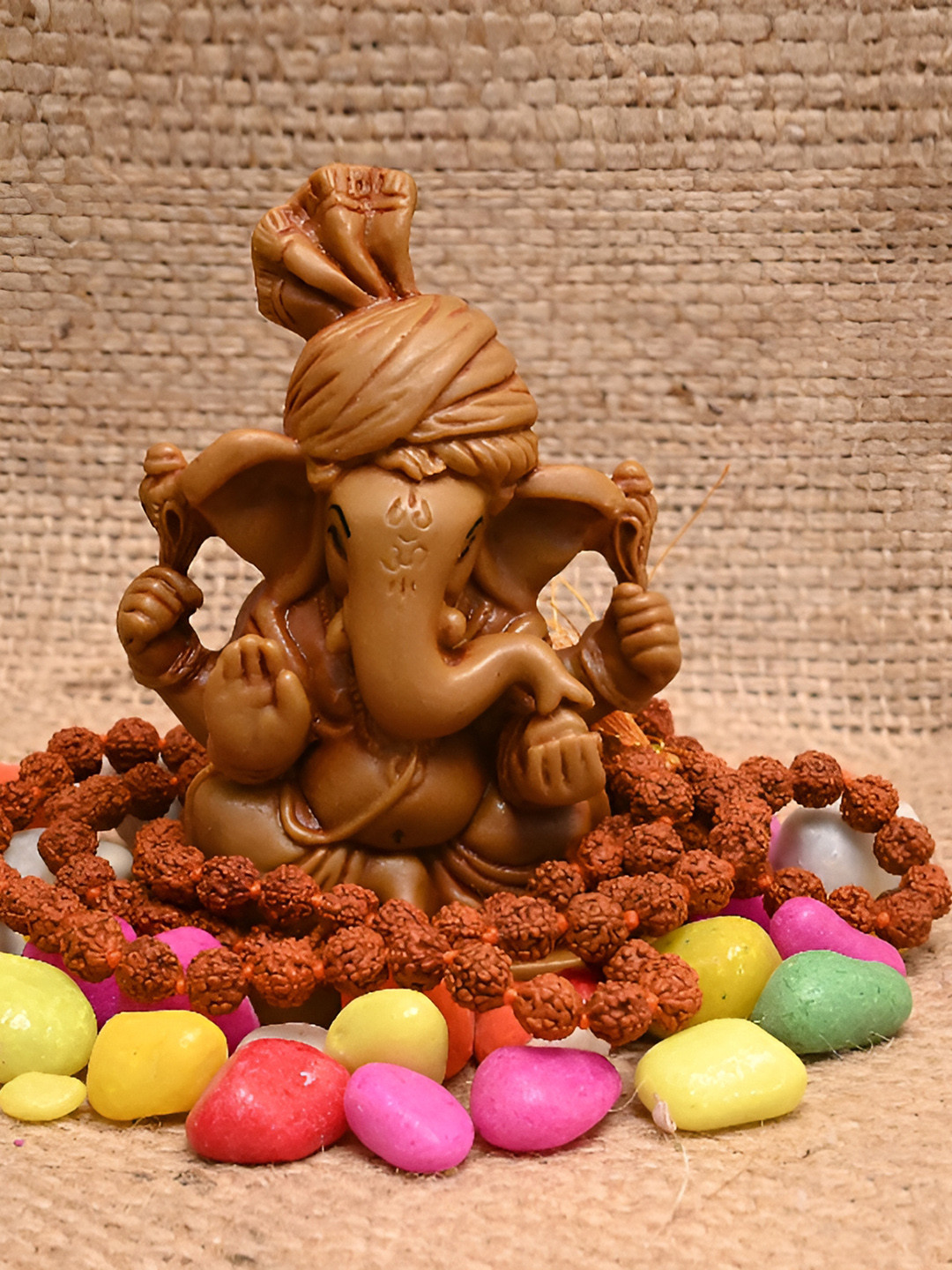 

KARIGHAR Brown Religious Idol Showpiece