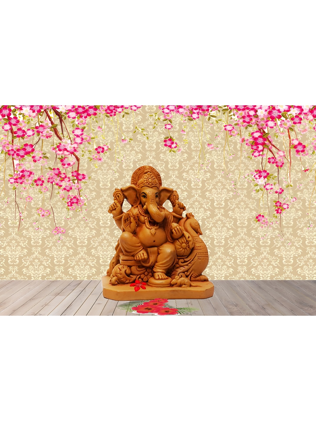 

KARIGHAR Brown Religious Idol Showpiece