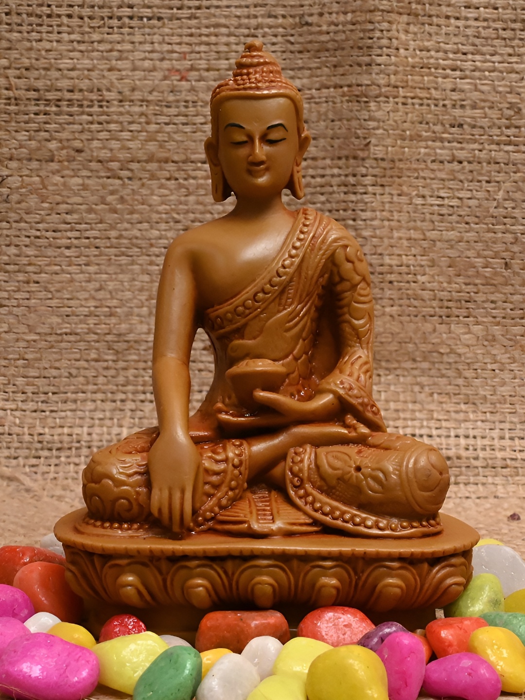 

KARIGHAR Brown Religious Idol Showpiece