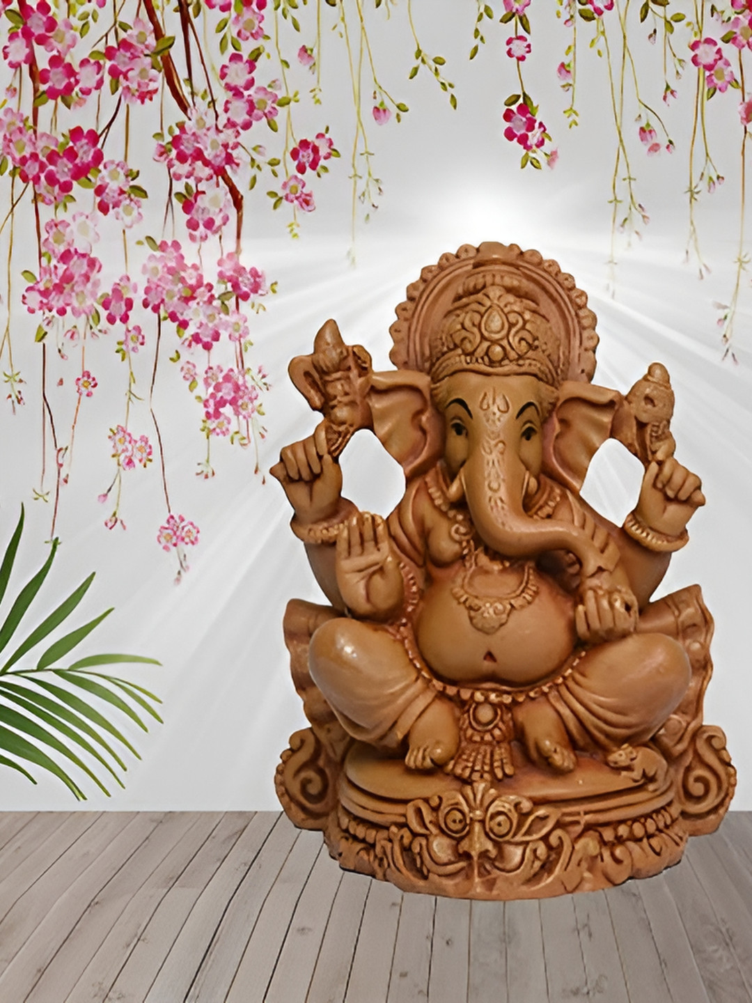 

KARIGHAR Brown Religious Idol Showpiece