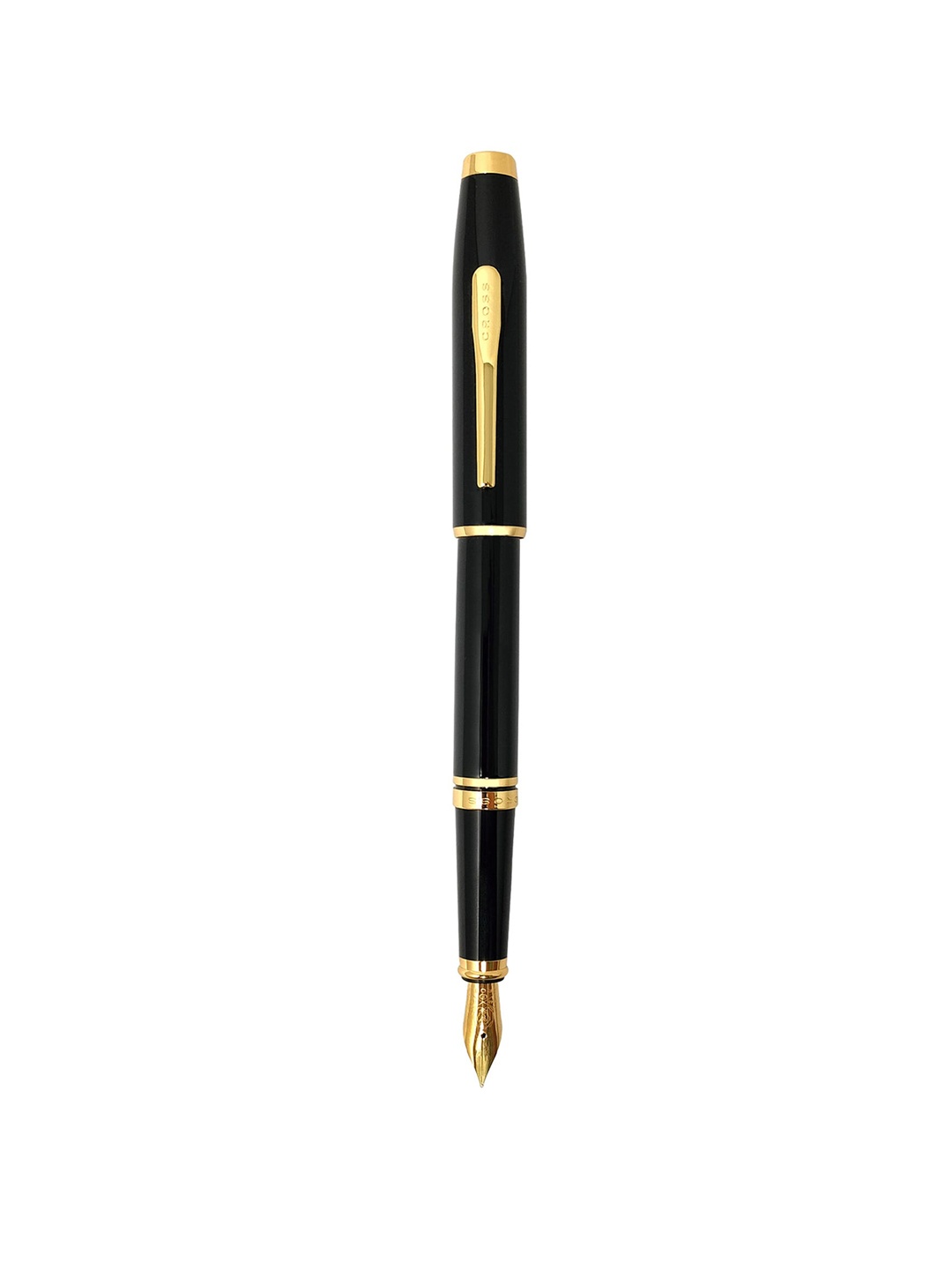 

Cross Black Lacquer with Gold-Ton Coventry Fountain Pen