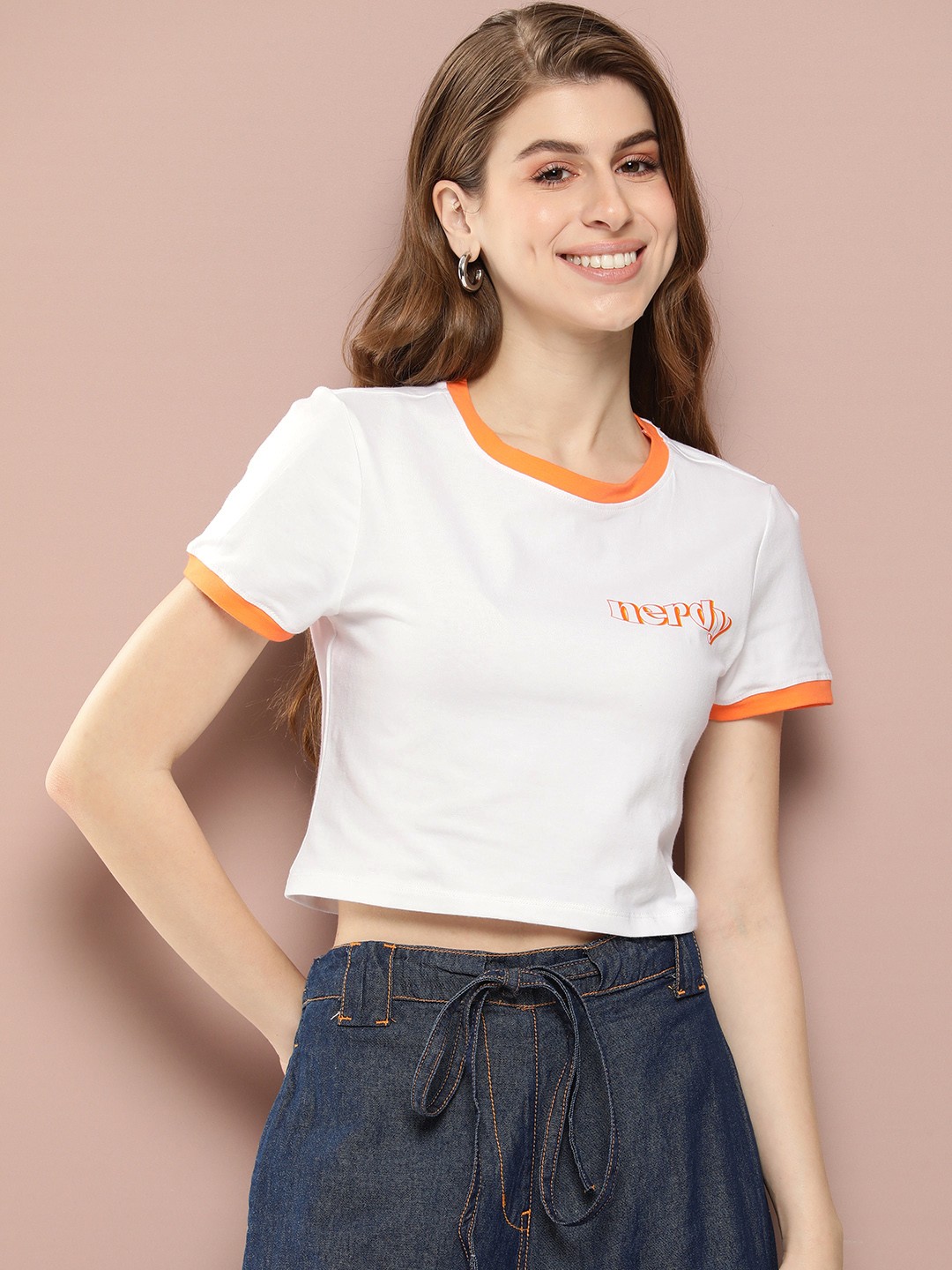 

Harvard Women Pure Cotton T-shirt, White