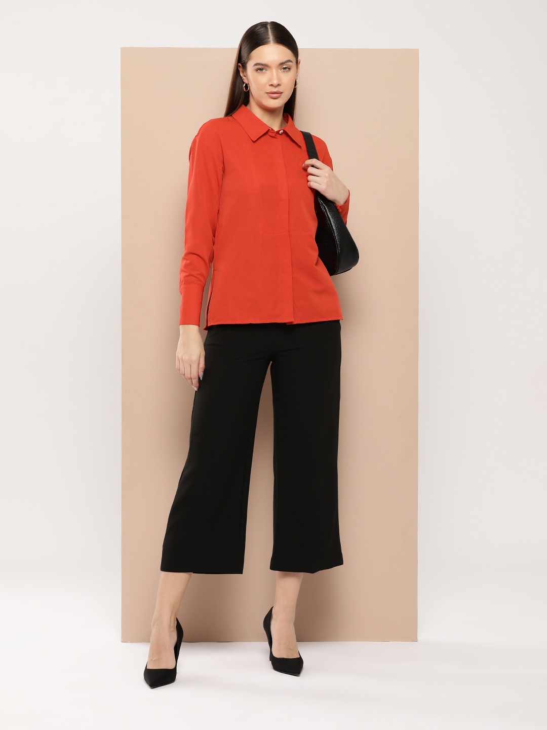 

Chemistry Textured Button Down Shirt, Coral