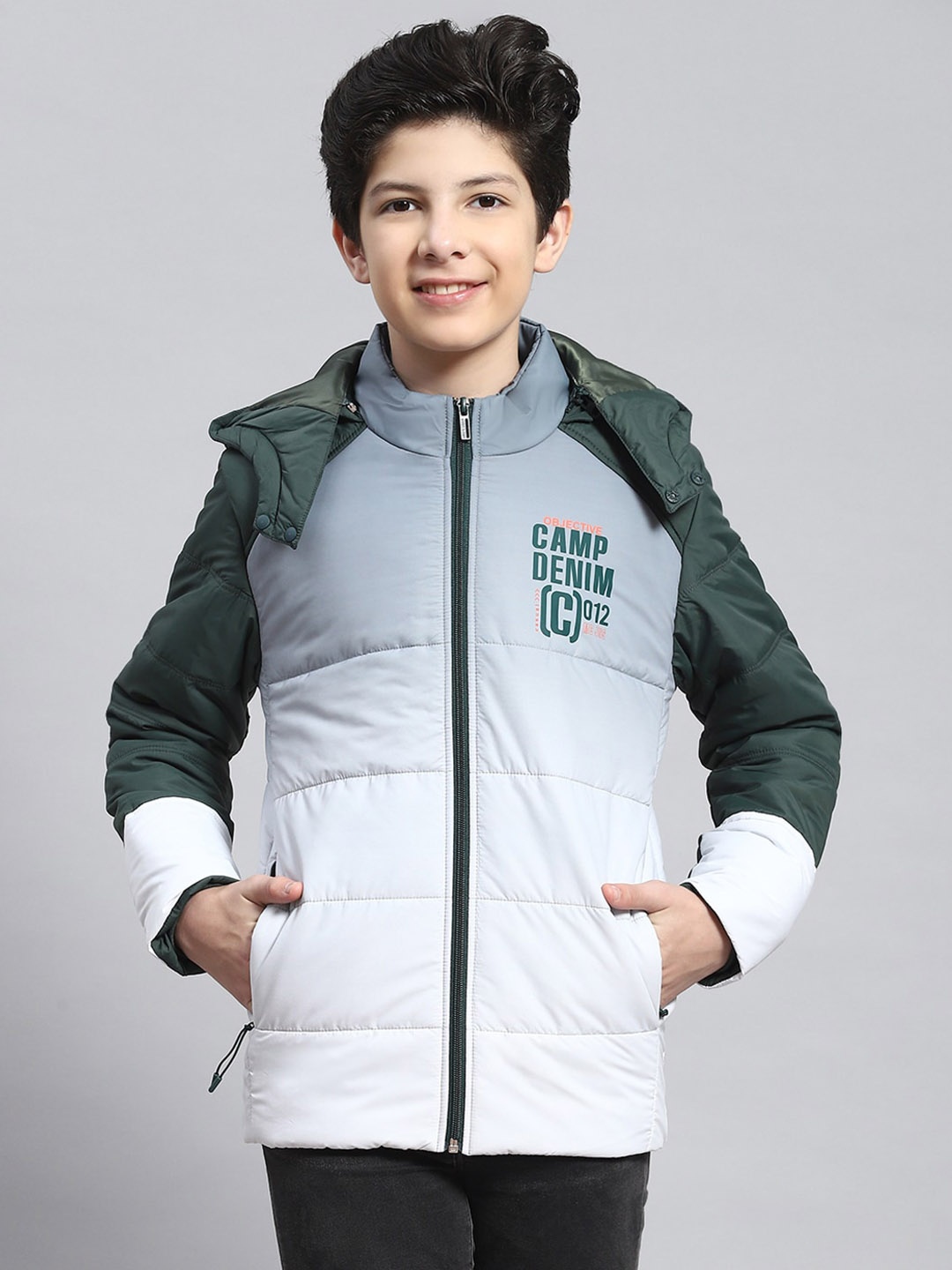 

Monte Carlo Boys Lightweight Padded Jacket, Grey