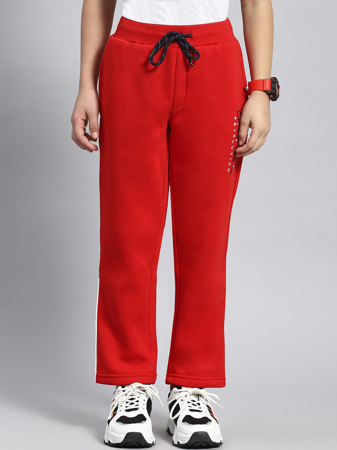 

Monte Carlo Boys Mid Rise Track Pant, Red