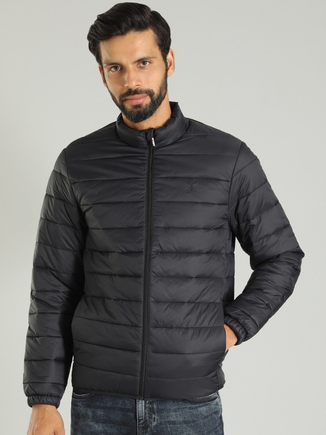 

Indian Terrain Lightweight Puffer Jacket, Black