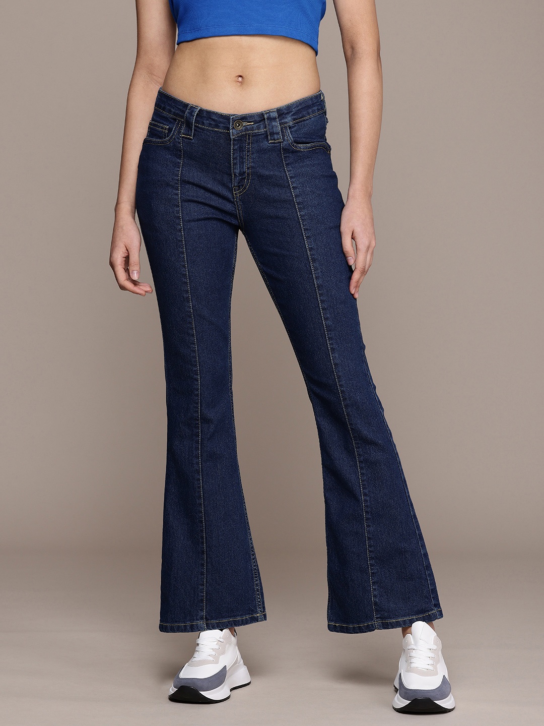 

The Roadster Life Co. Women Skinny Fit Stretchable Jeans, Blue