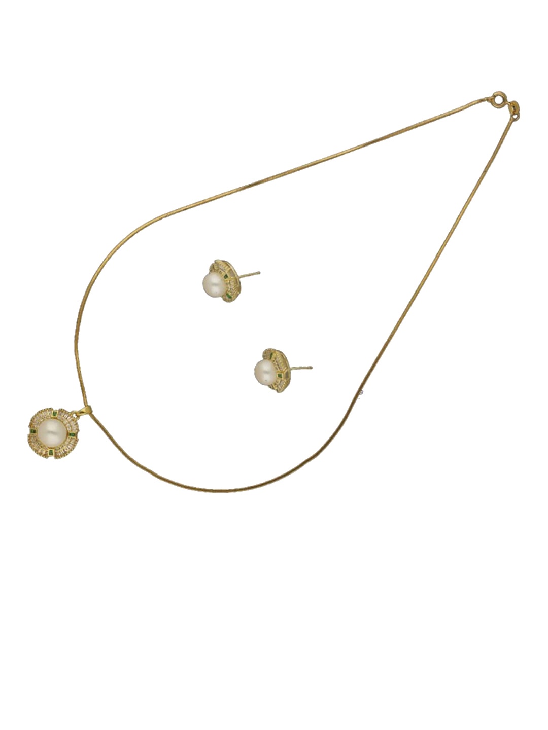 

Sri Jagdamba Pearls Dealer Gold-Plated Beaded Jewellery Set