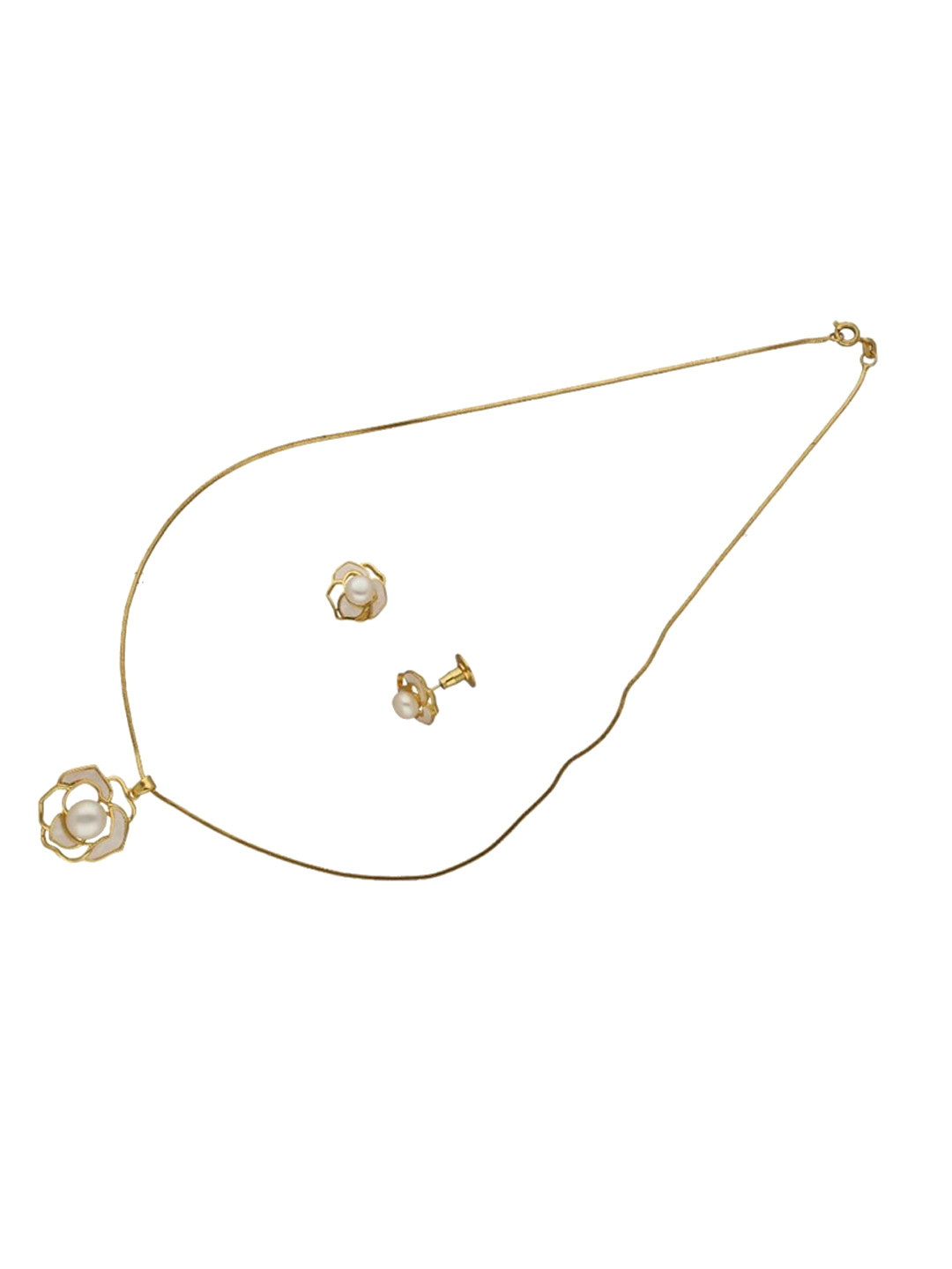 

Sri Jagdamba Pearls Dealer Gold-Plated Beaded Jewellery Set