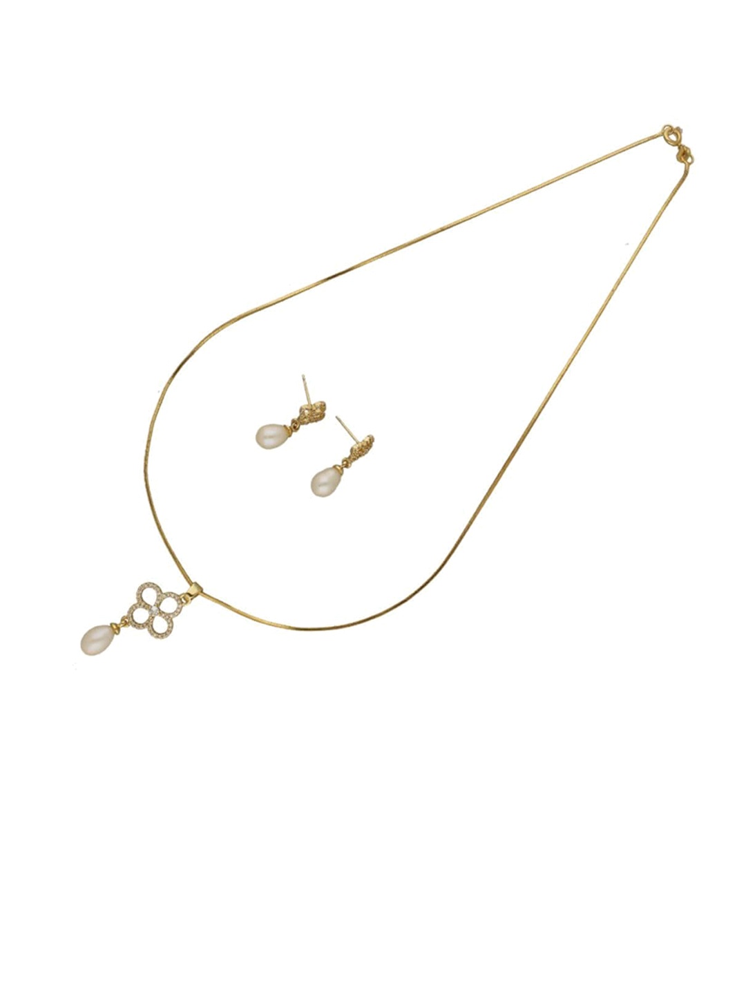 

Sri Jagdamba Pearls Dealer Gold-Plated Beaded Jewellery Set