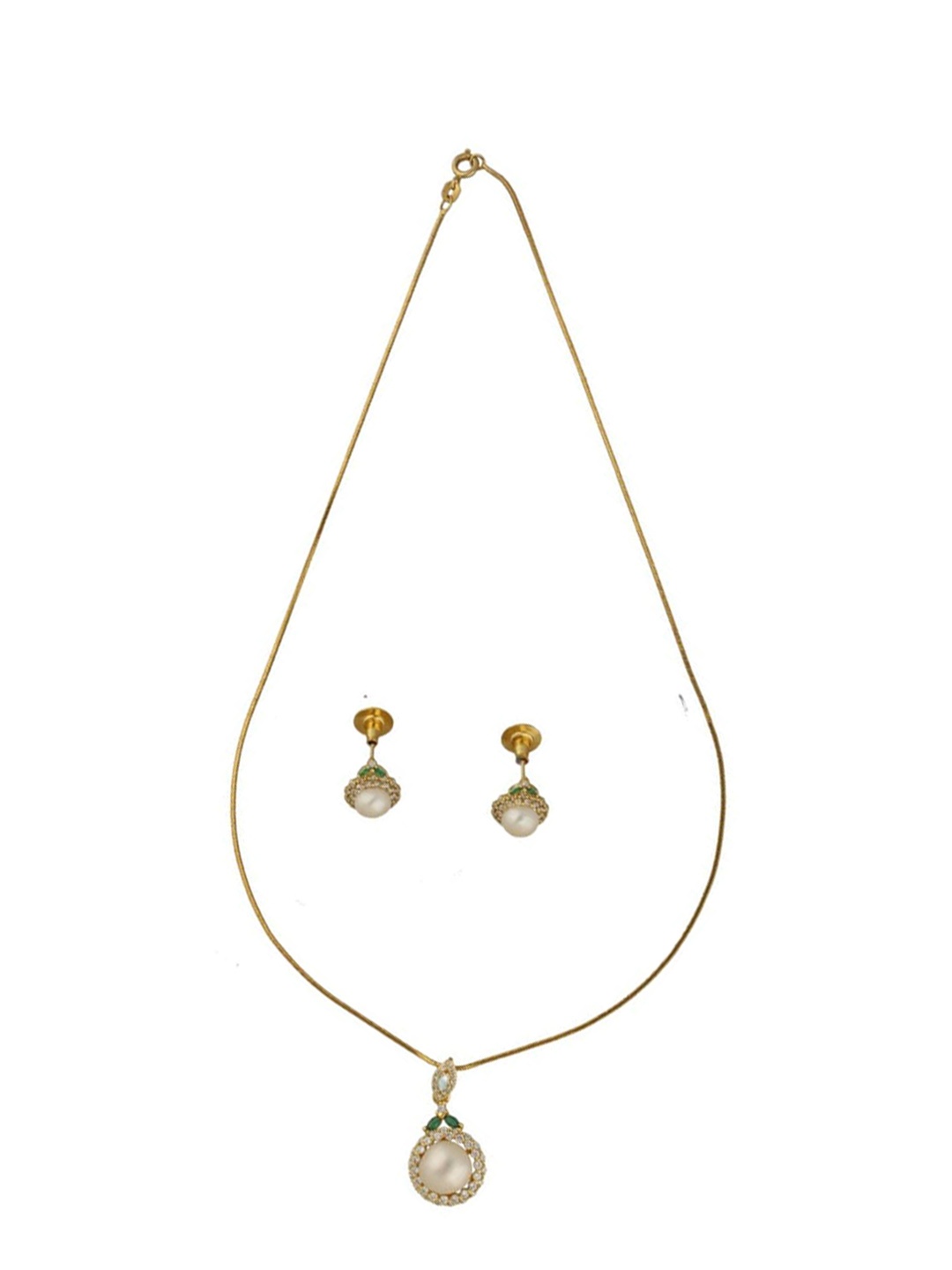 

Sri Jagdamba Pearls Dealer Gold-Plated Beaded Jewellery Set