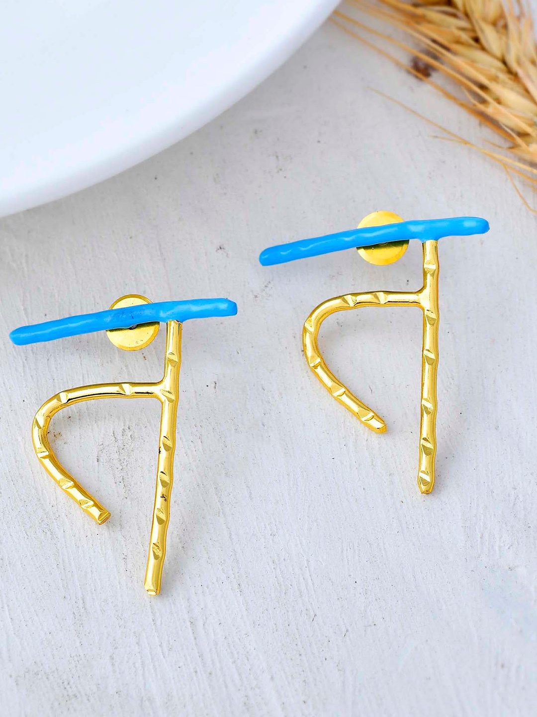 

ZURII 18KT Gold Plated Stud Earrings