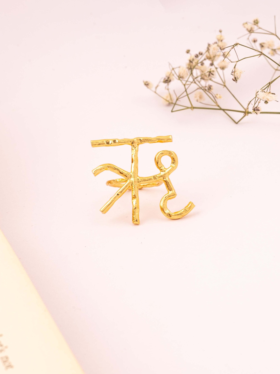 

ZURII 18KT Gold-Plated Adjustable Finger Ring