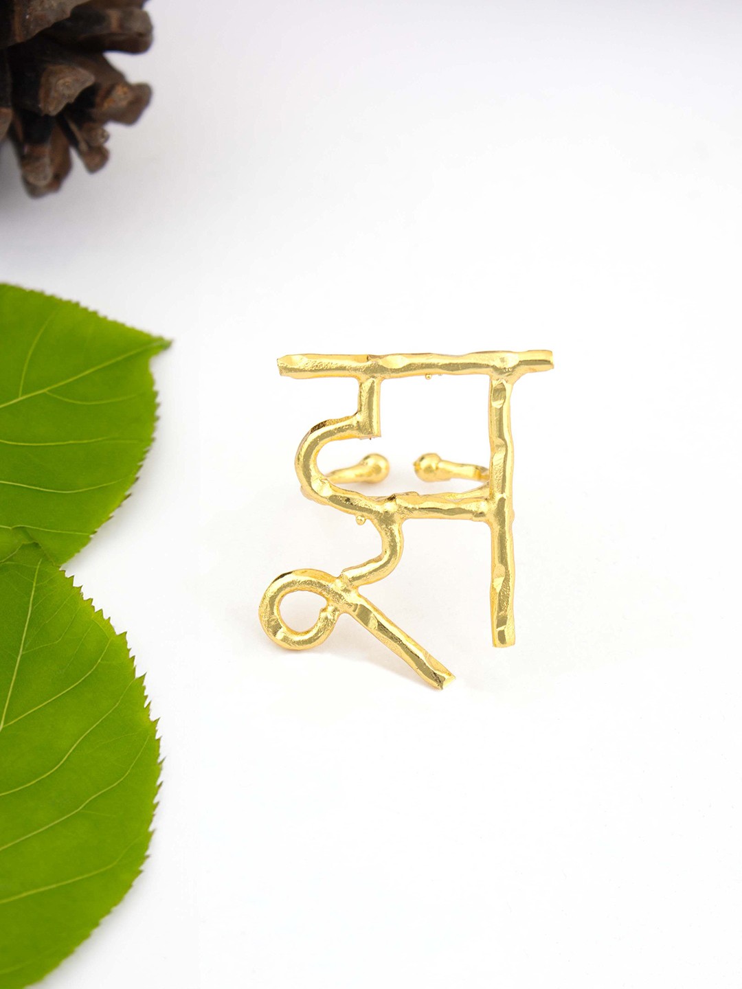 

ZURII 18KT Gold-Plated Adjustable Finger Ring