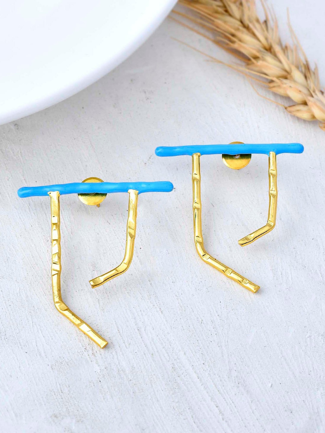 

ZURII 18KT Gold Plated Stud Earrings