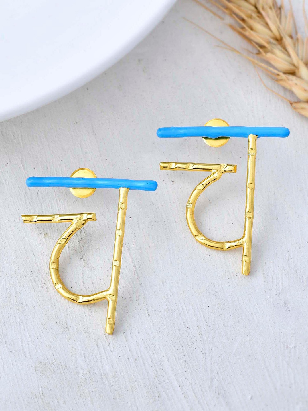 

ZURII 18KT Gold Plated Stud Earrings