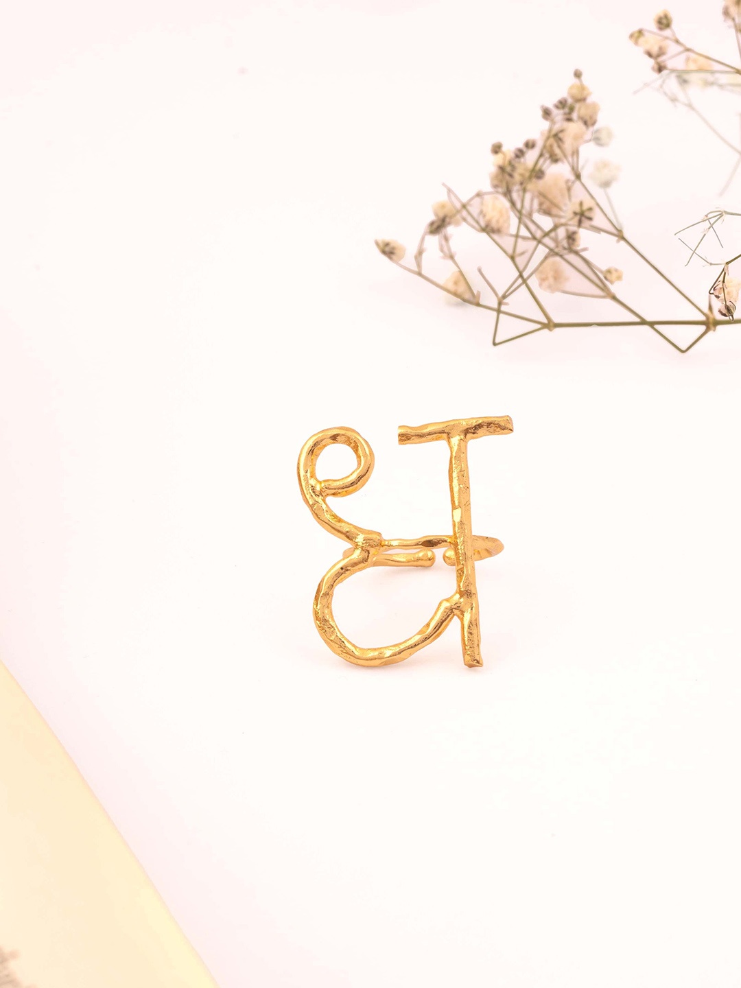 

ZURII 18KT Gold-Plated Adjustable Finger Ring