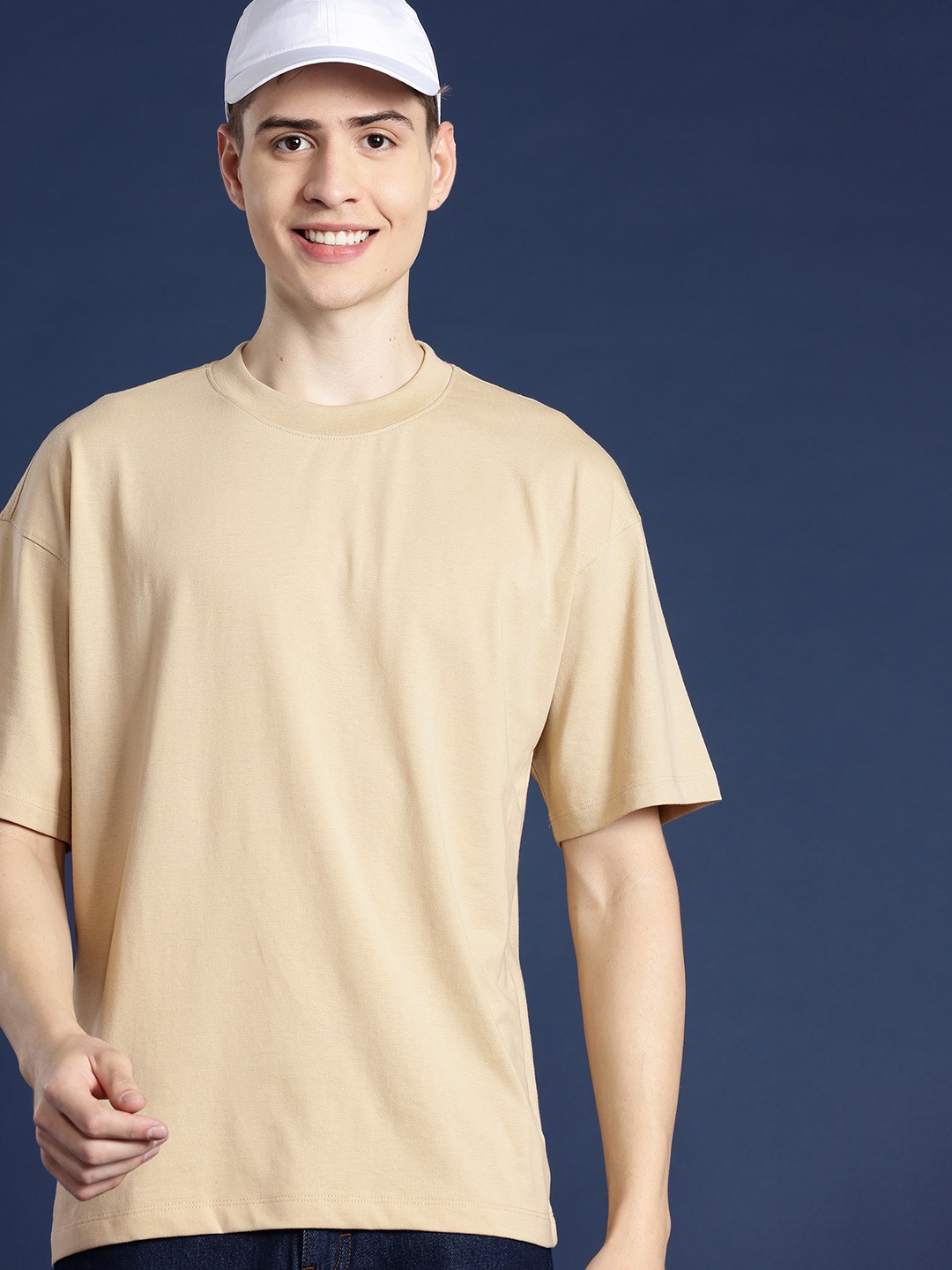 

Mast & Harbour Relaxed Fit T-shirt, Beige