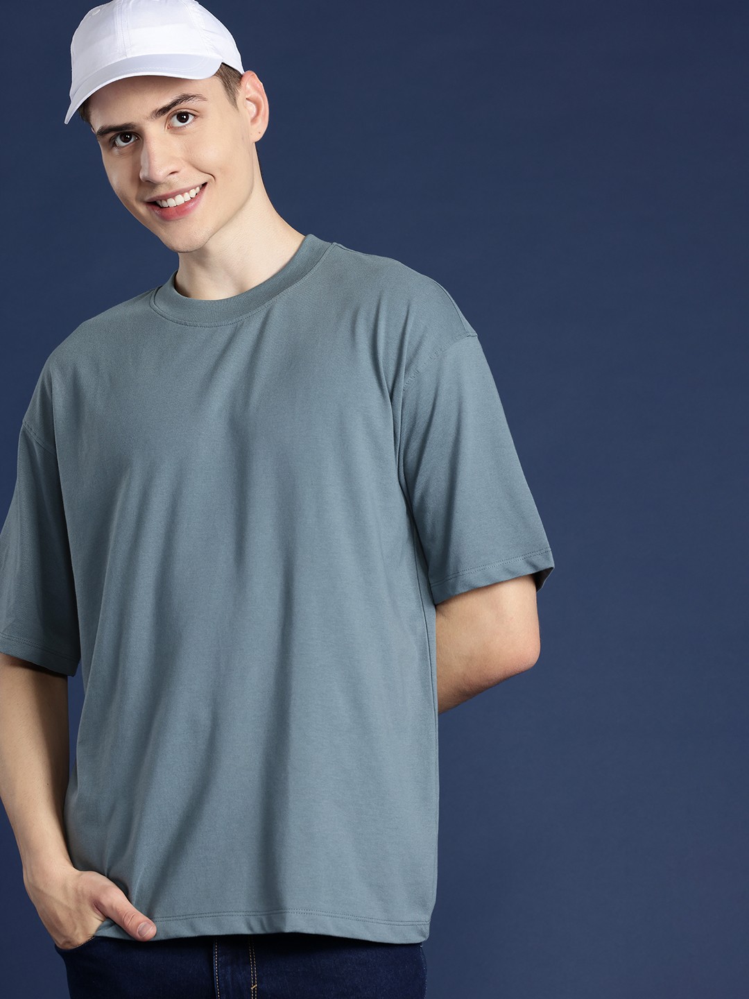 

Mast & Harbour Relaxed Fit T-shirt, Blue