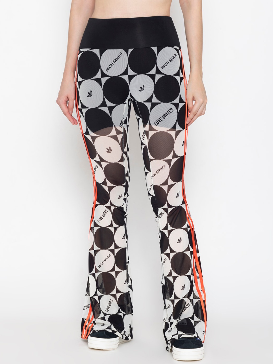 

ADIDAS Originals PRIDE Printed Ankle Length Tights, White