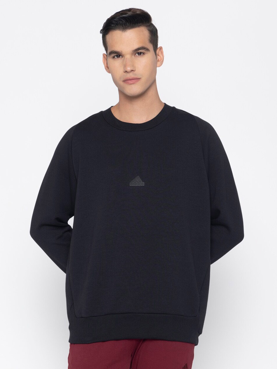 

ADIDAS M Z.N.E. PR CRW Crew Neck Pullover Sweatshirt, Black