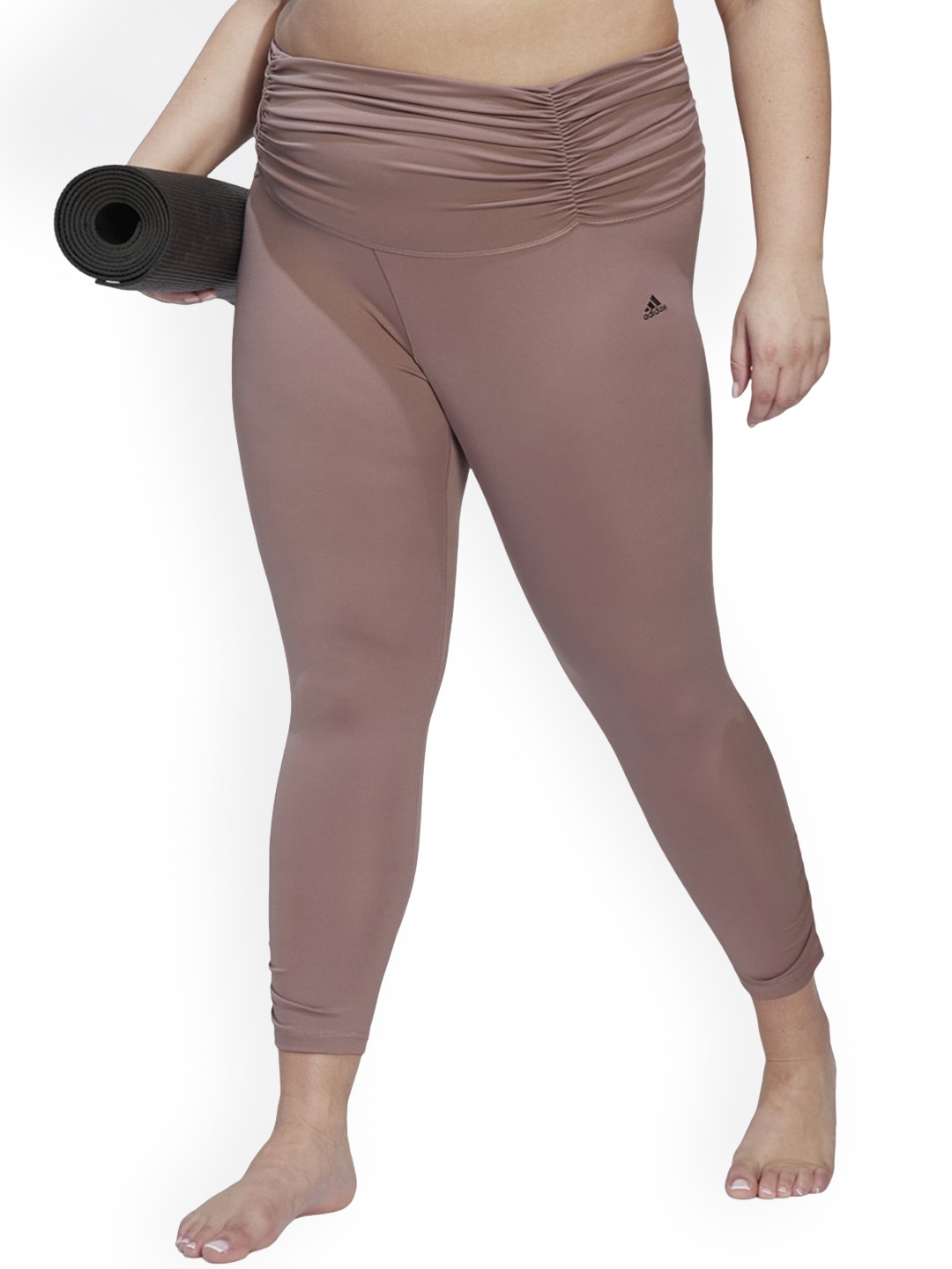 

ADIDAS YO STO SEAS78PS Women High Rise Ankle Length Tights, Brown
