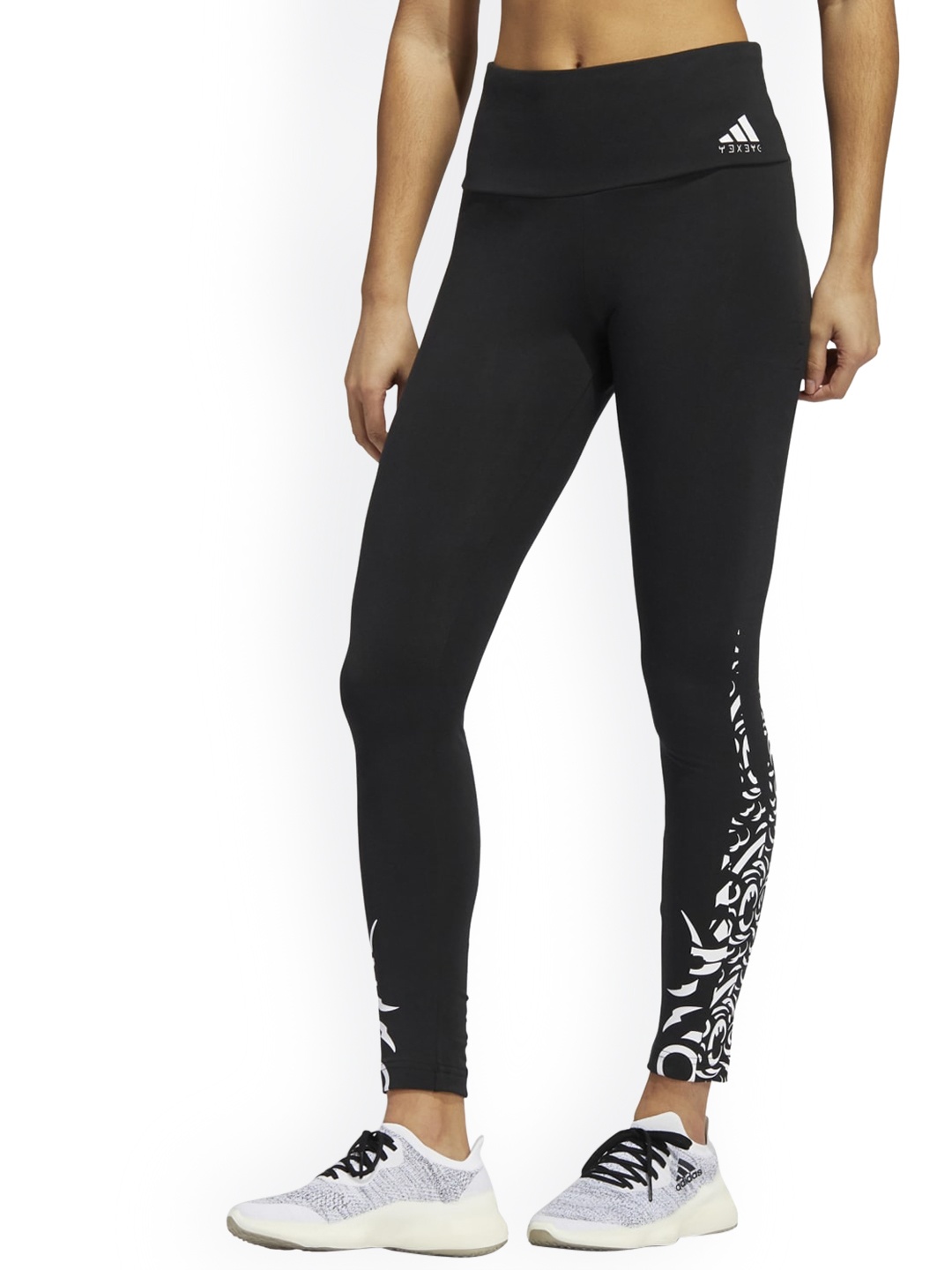 

ADIDAS W BP2 AF Women High Rise Ankle Length Tights, Black