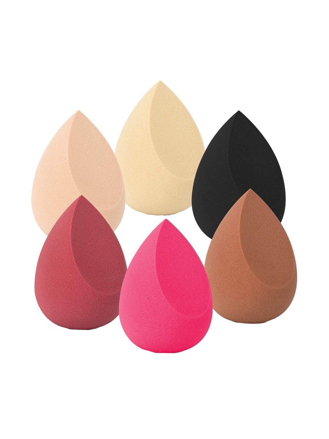 

CHRONEX Set Of 6 Professional Makeup Blender Sponge, Pink