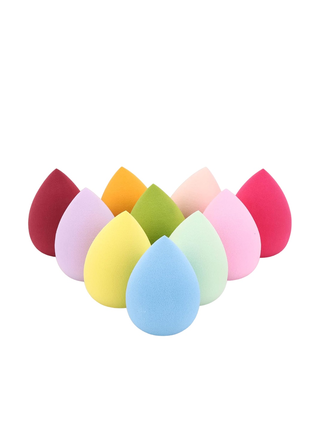 

CHRONEX Set Of 10 Makeup Beauty Blender Sponge, Pink