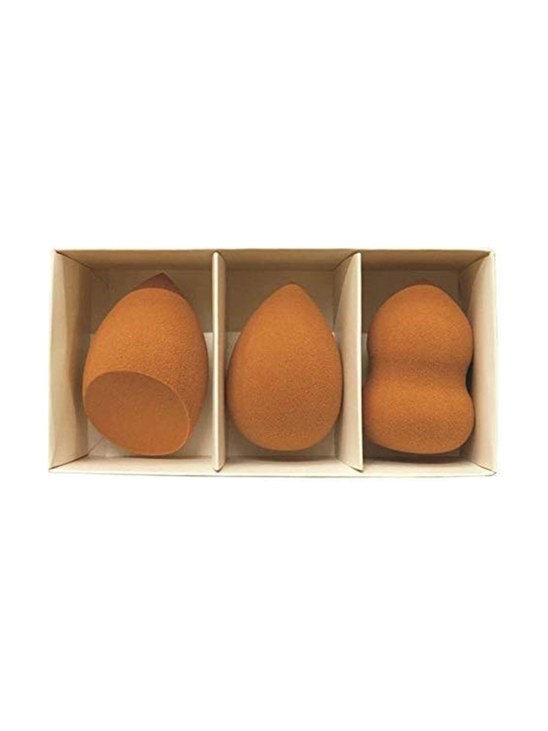 

CHRONEX Set Of 3 Premium Makeup Beauty Blender Sponge, Khaki