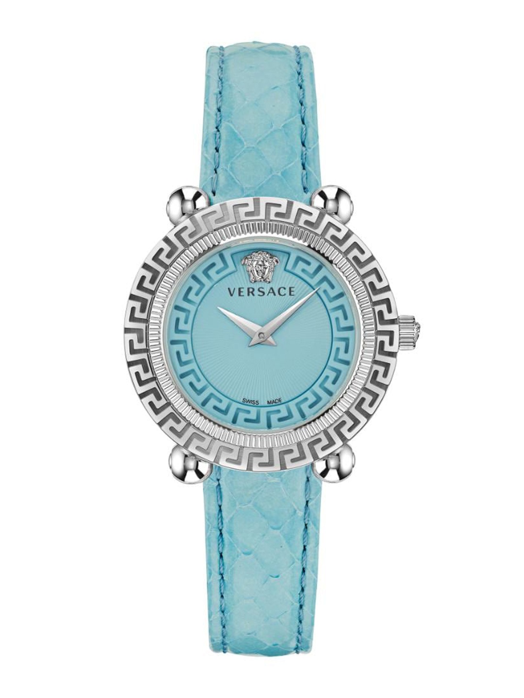 

Versace Women Leather Straps Analogue Watch VE6I00123, Blue