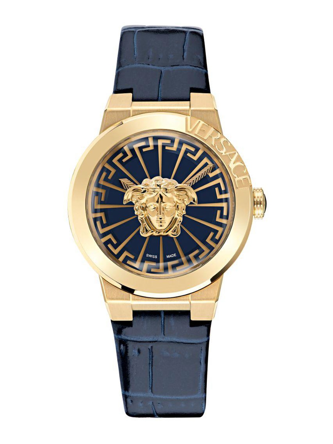 

Versace Women Water Resistance Stainless Steel Analogue Watch VE3F00122, Blue