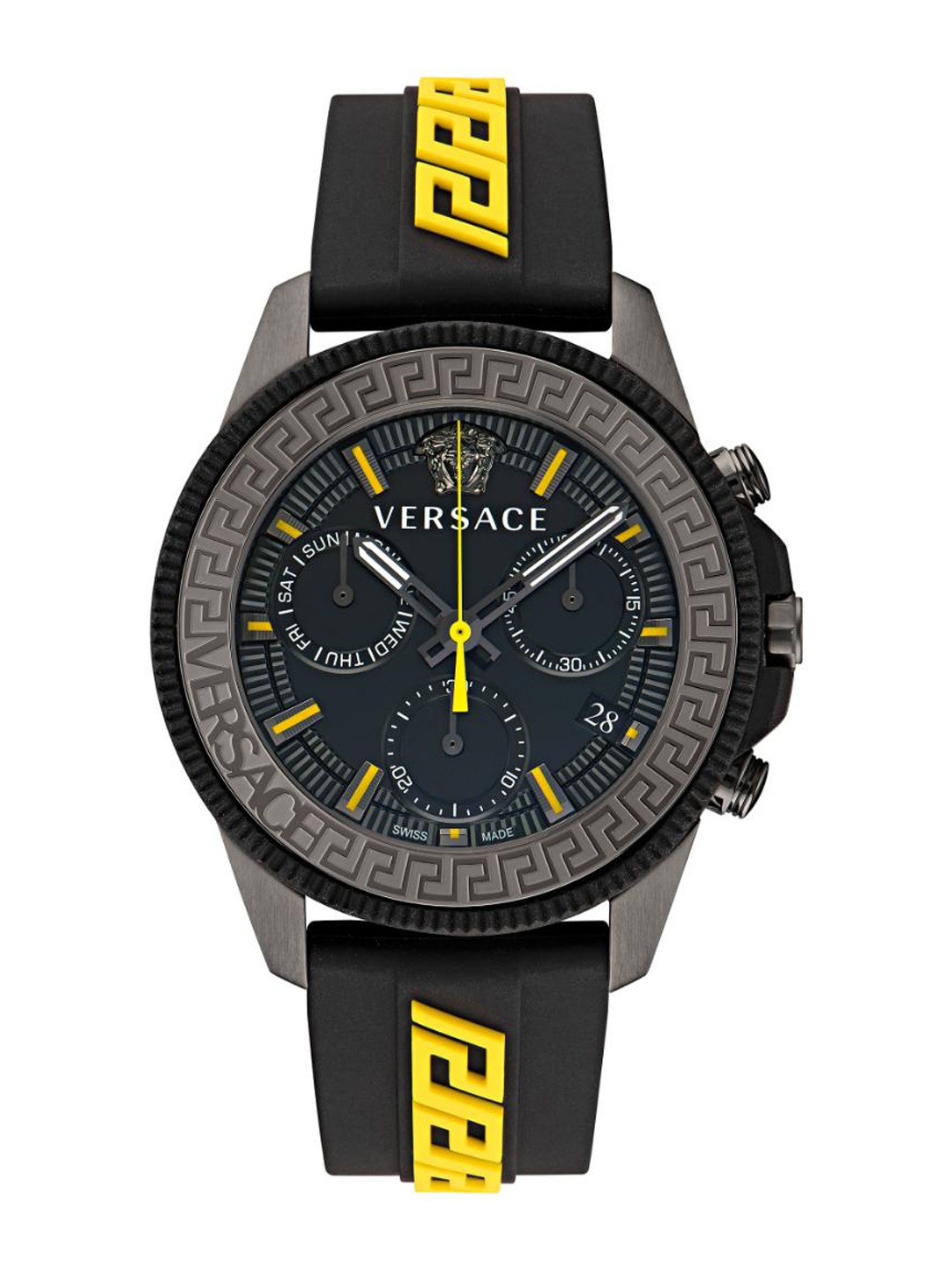 

Versace Men Reset Time Analogue Watch VE3J00322, Black
