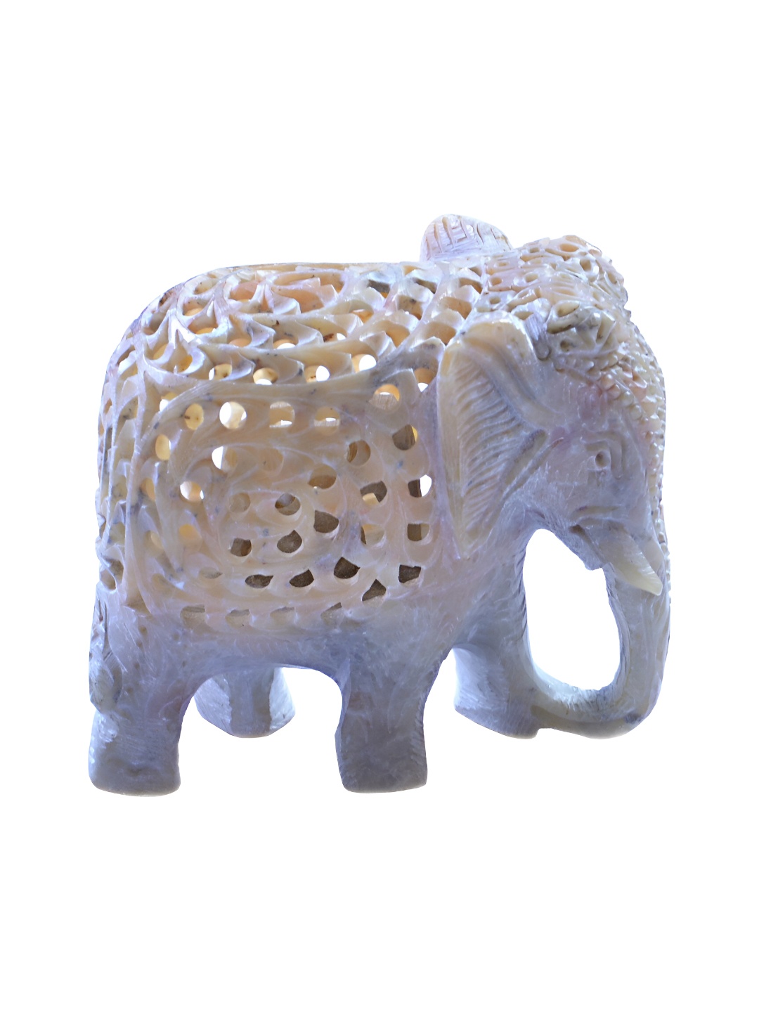

Avinash Handicrafts White & Beige Animal Stoned Showpiece