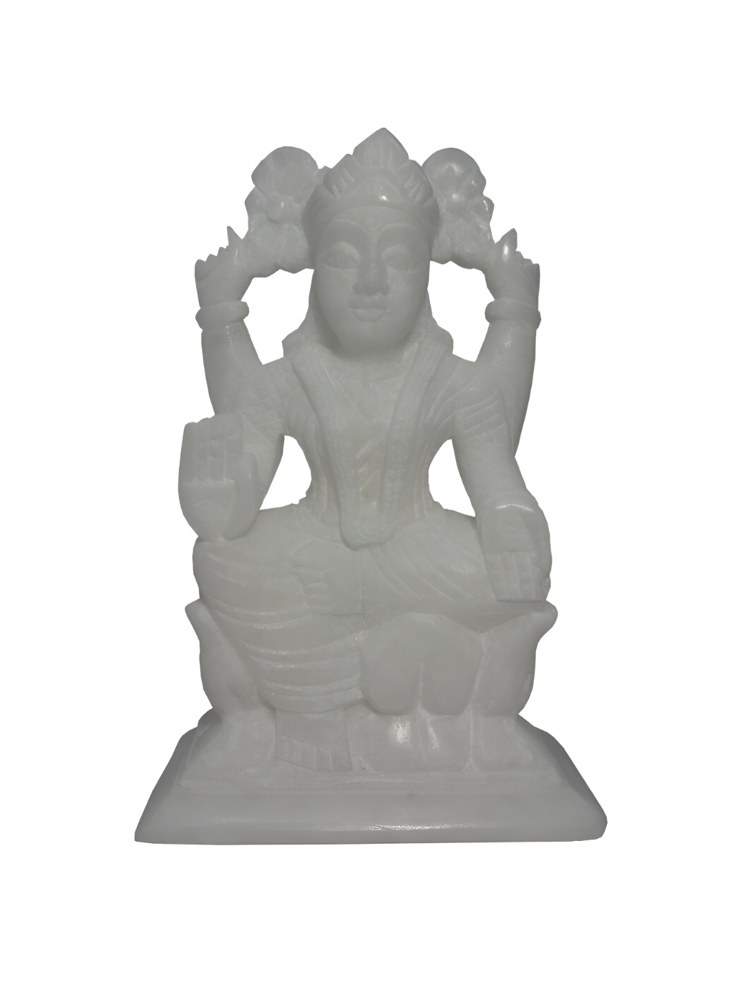 

Avinash Handicrafts White Marble Laxmi Religious Idol Showpiece