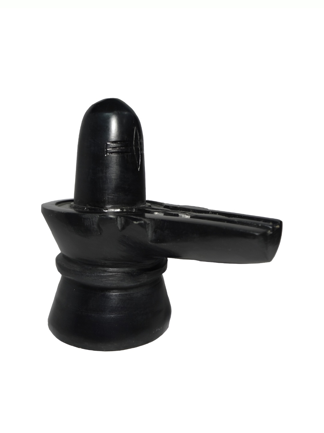 

Avinash Handicrafts Black Marble Shiva Linga Religious Idol Showpiece