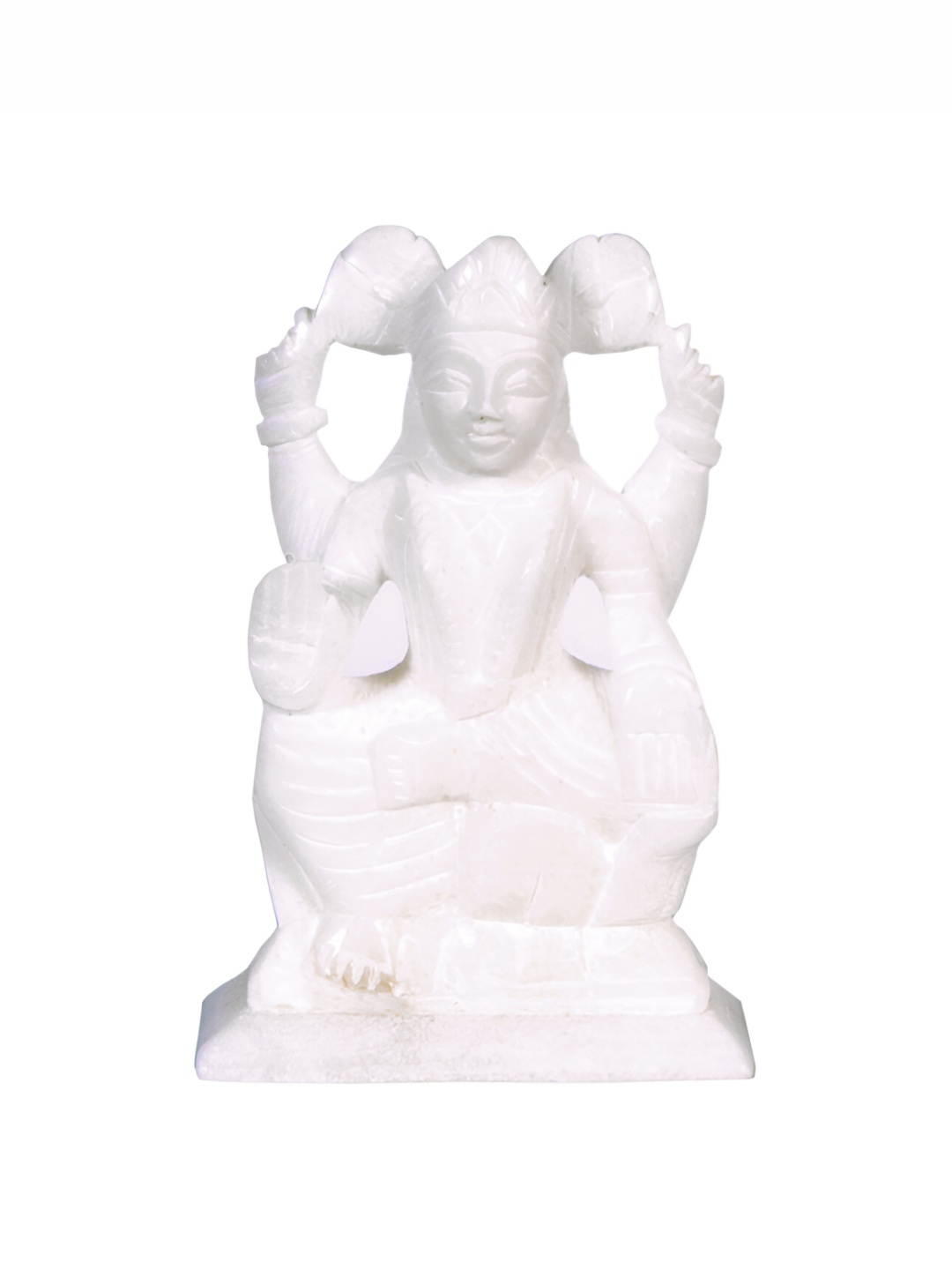 

Avinash Handicrafts White Laxmi Religious Idol Showpiece