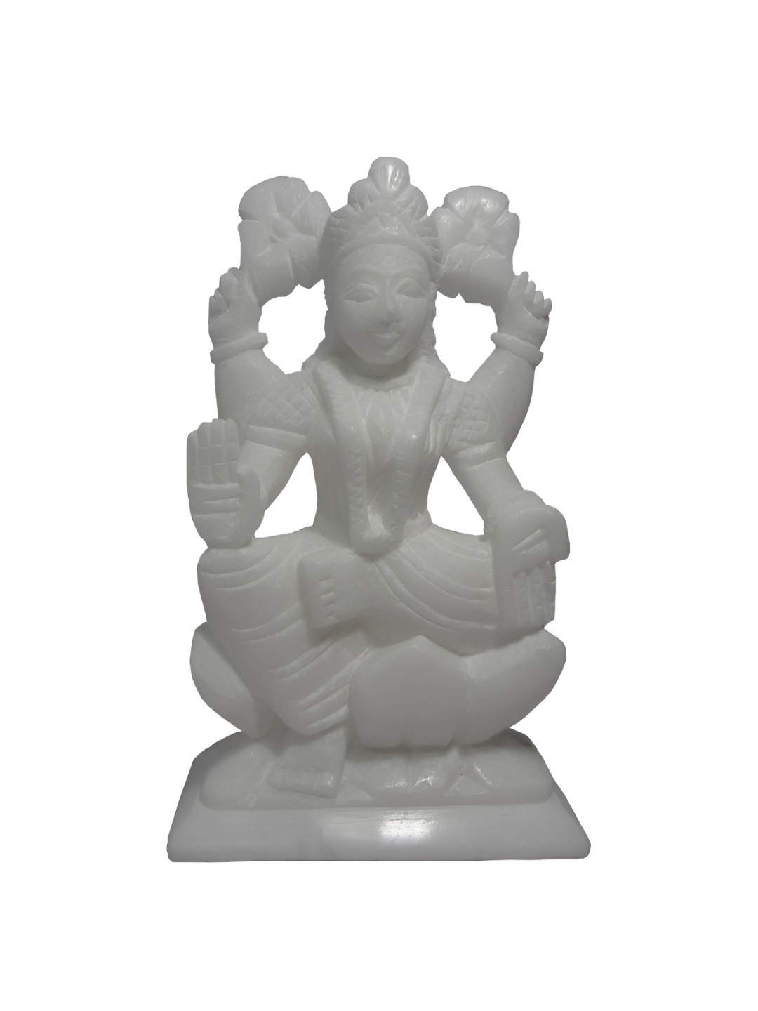 

Avinash Handicrafts White Marble Laxmi Religious Idol Showpiece
