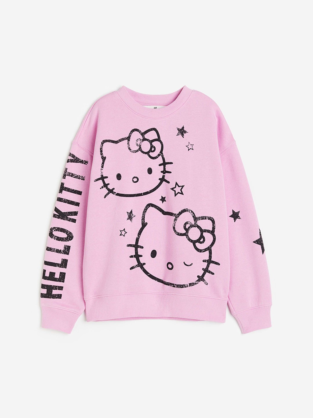 

H&M Girls Oversized Sweatshirt, Pink