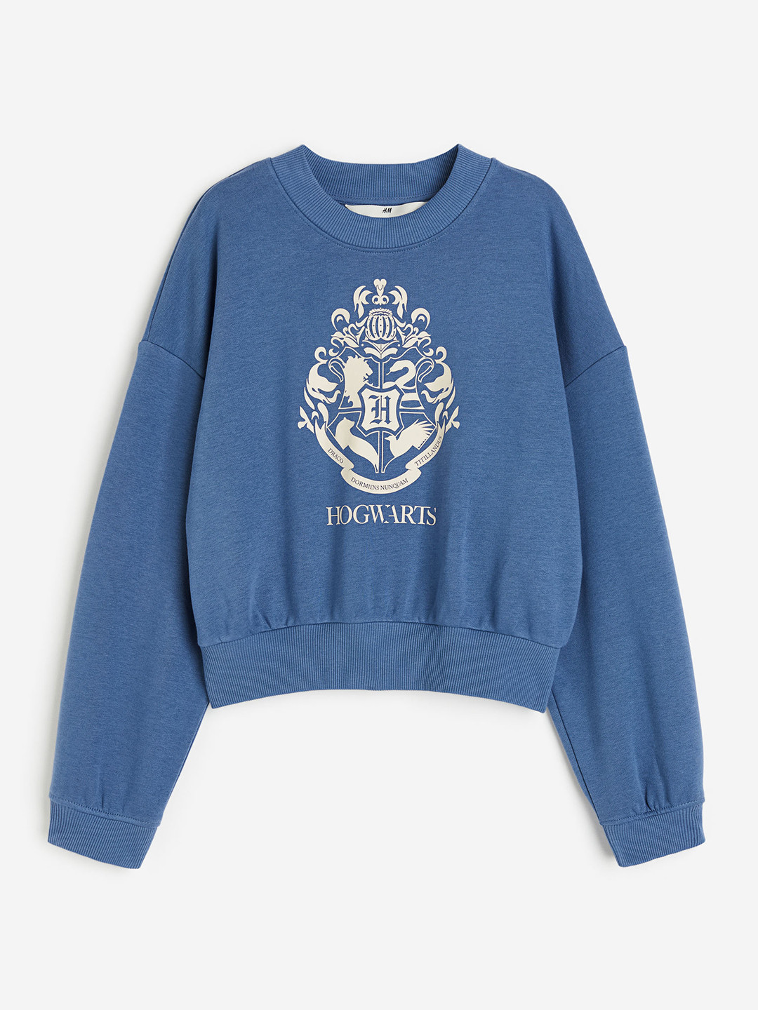 

H&M Girls Oversized Sweatshirt, Blue