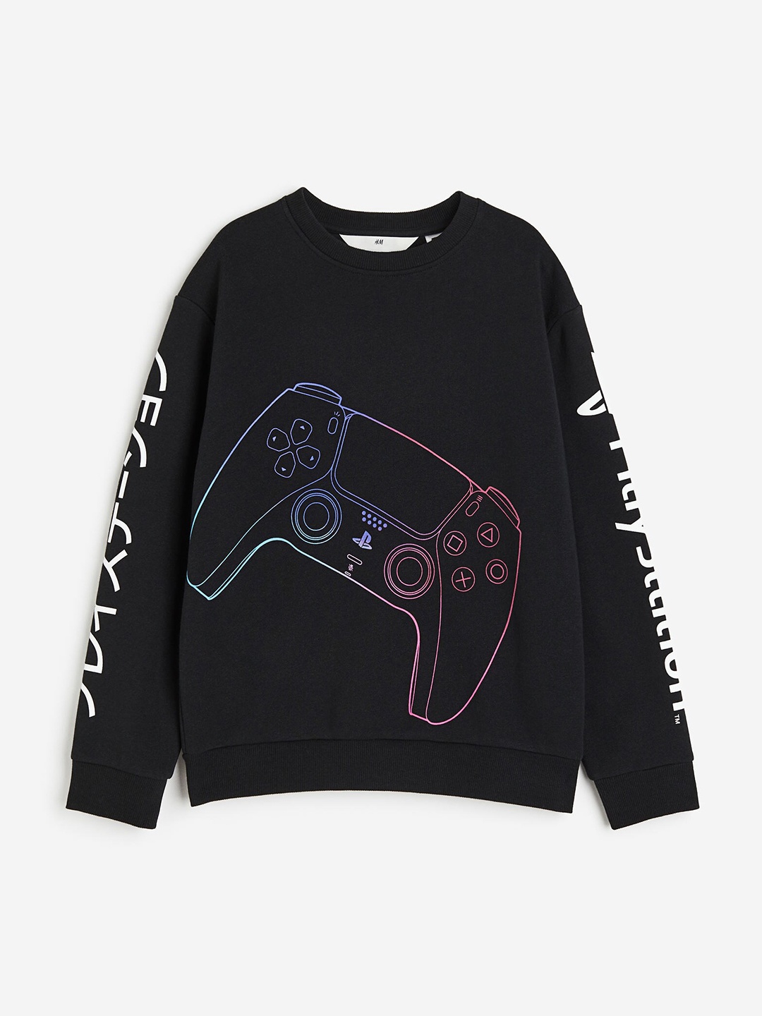 

H&M Boys Printed Sweatshirt, Black