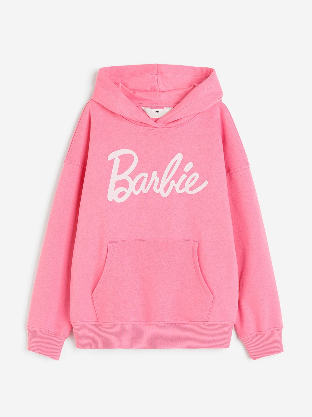 H&M Girls Oversized Printed Hoodie, Pink