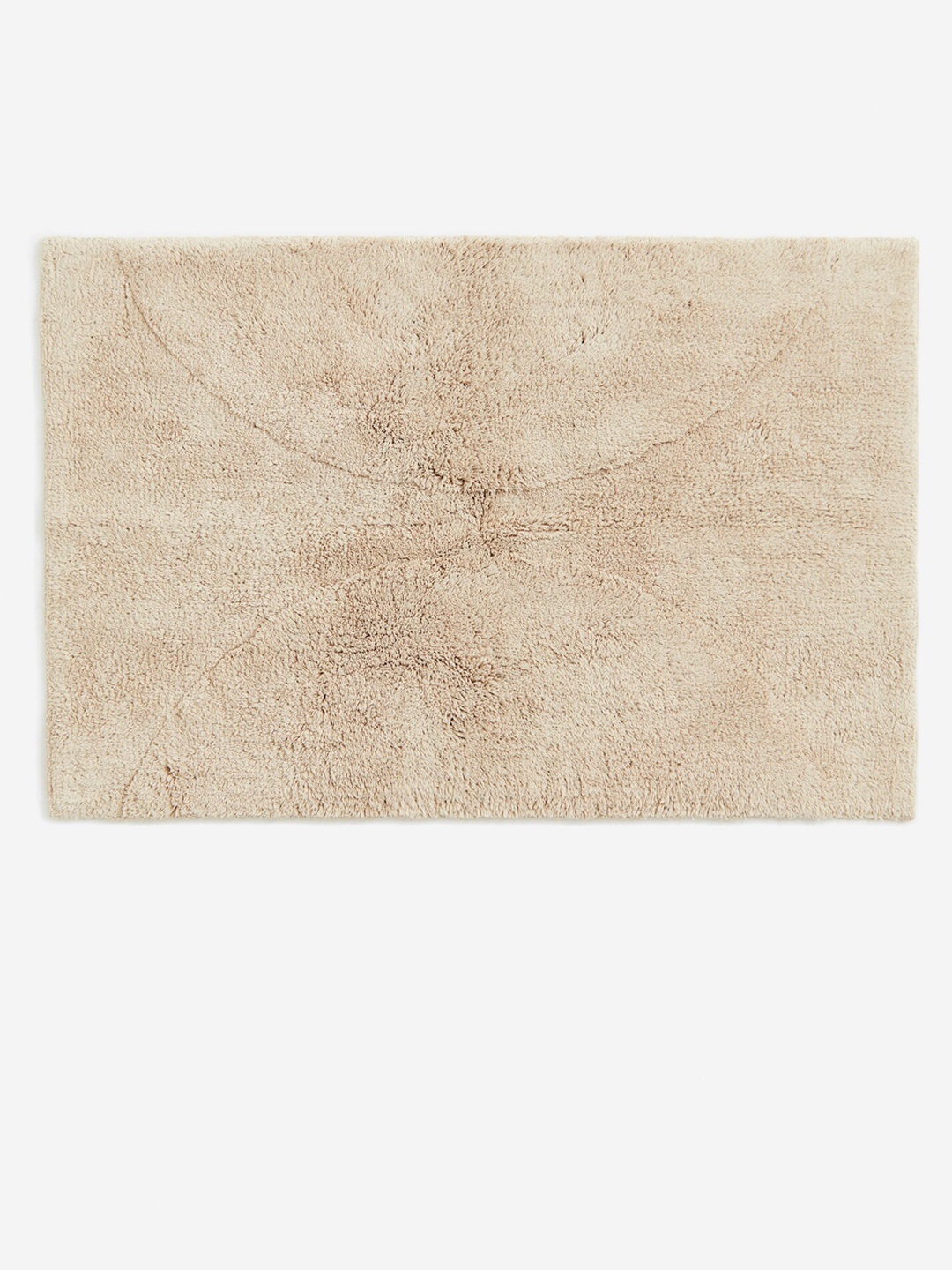 

H&M Beige Pure Cotton Tufted Bath Mat