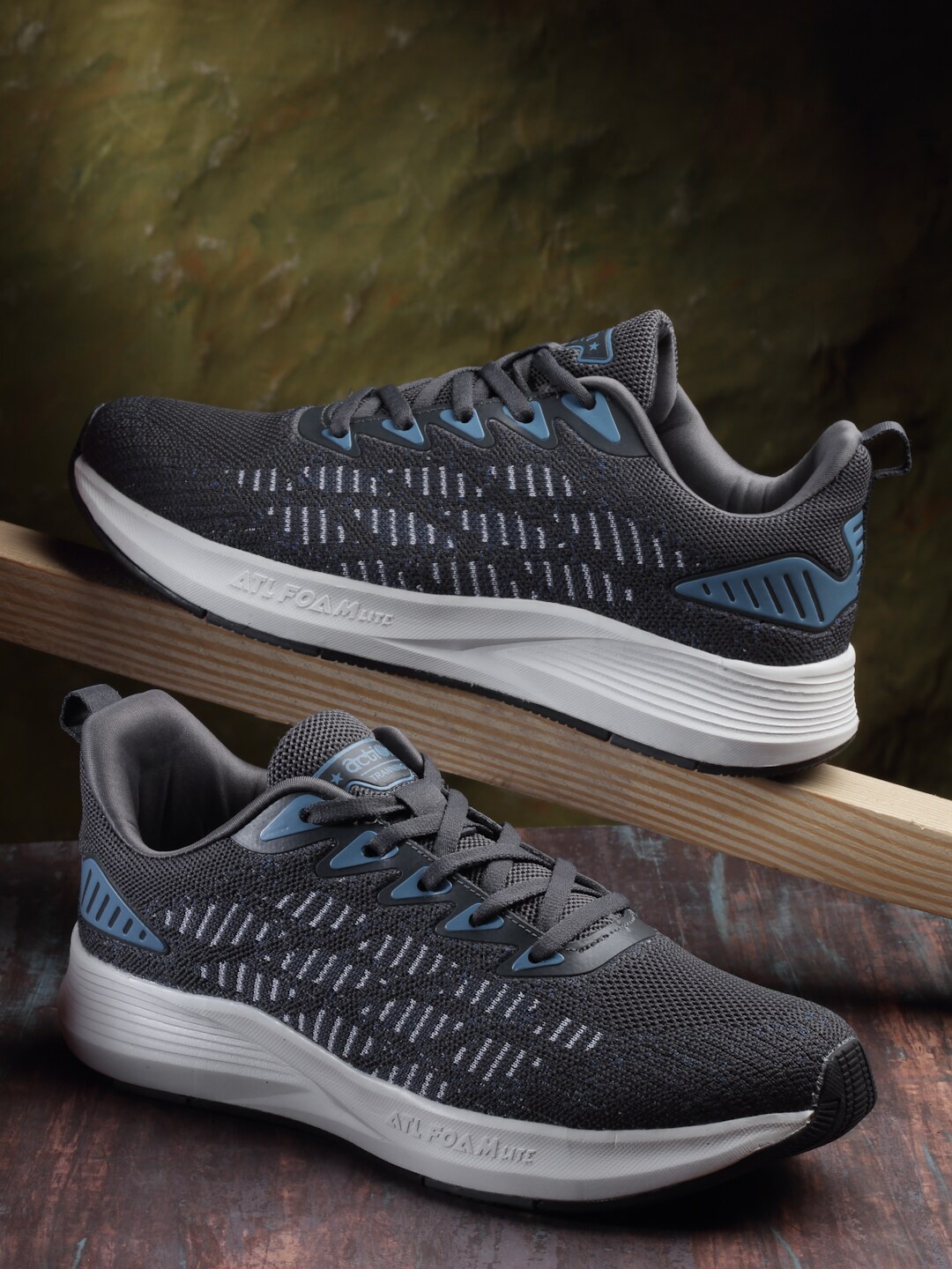 

Action Men Lightweight Mesh Running Shoes, Grey