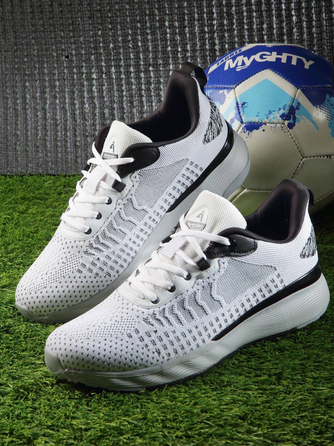 

Action Men Mesh Lightweight Comfortable Running Shoes, White