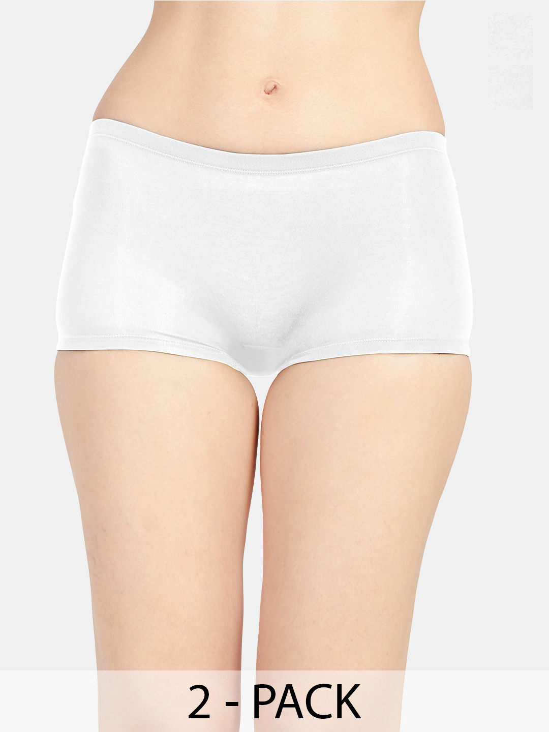 

Sonari Pack Of 2 Seamless Boy Short Briefs, White