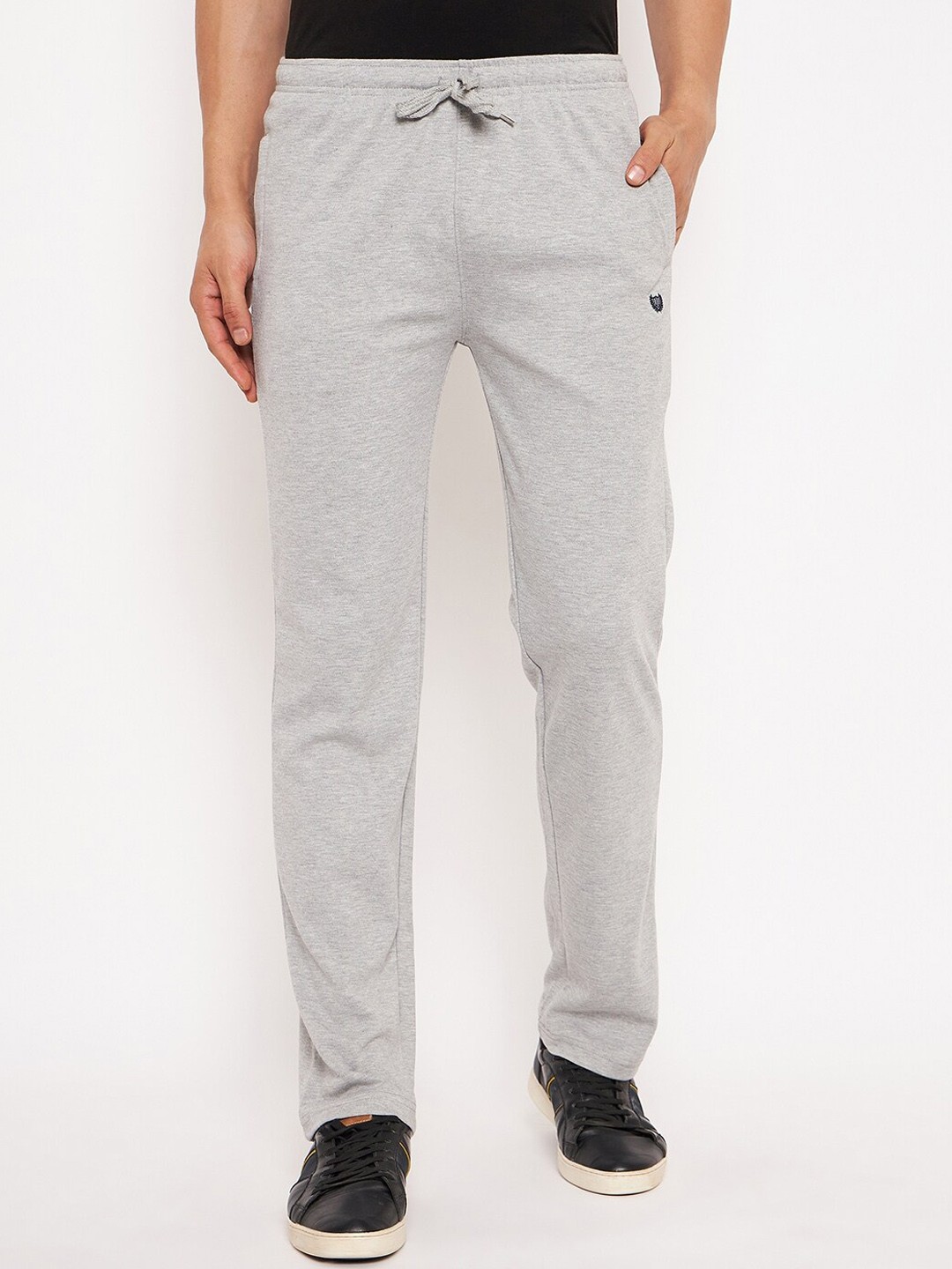 

Duke Men Mid-Rise Cotton Track Pant, Grey