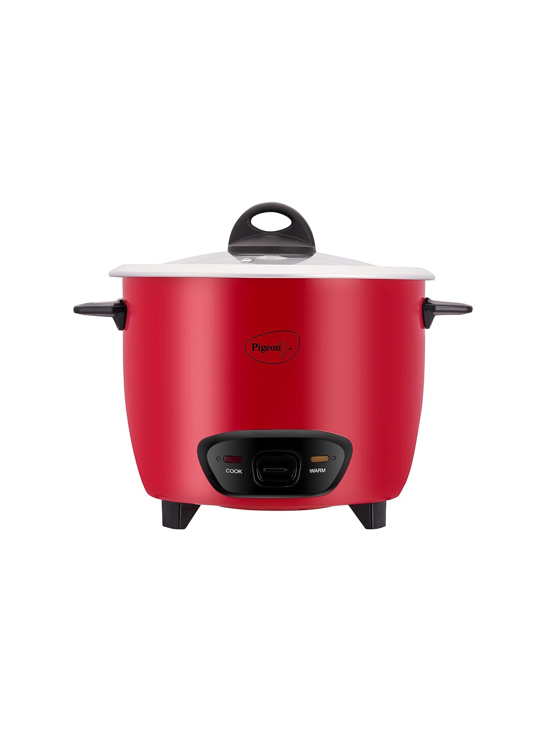 

Pigeon Unisex Red &Black Aluminum Electric Rice Cooker Cookware